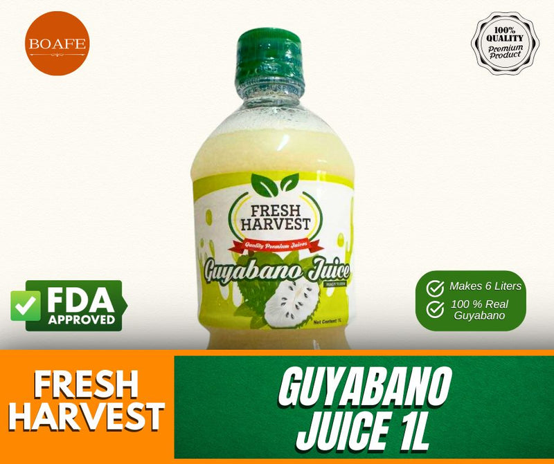 1LITER | GUYABANO READY-TO-DRINK JUICE | FRESH HARVEST | HEALTHY FRESH | 1L : READY TO DRINK